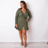 Vestido Vashti - Militar