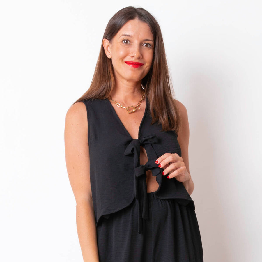 Blusa/Colete Dyna - Preto