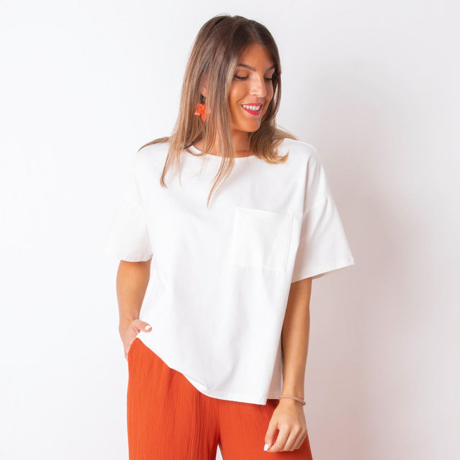 Camiseta Datia Maxi - Branca