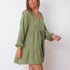 Vestido Lamet - Verde