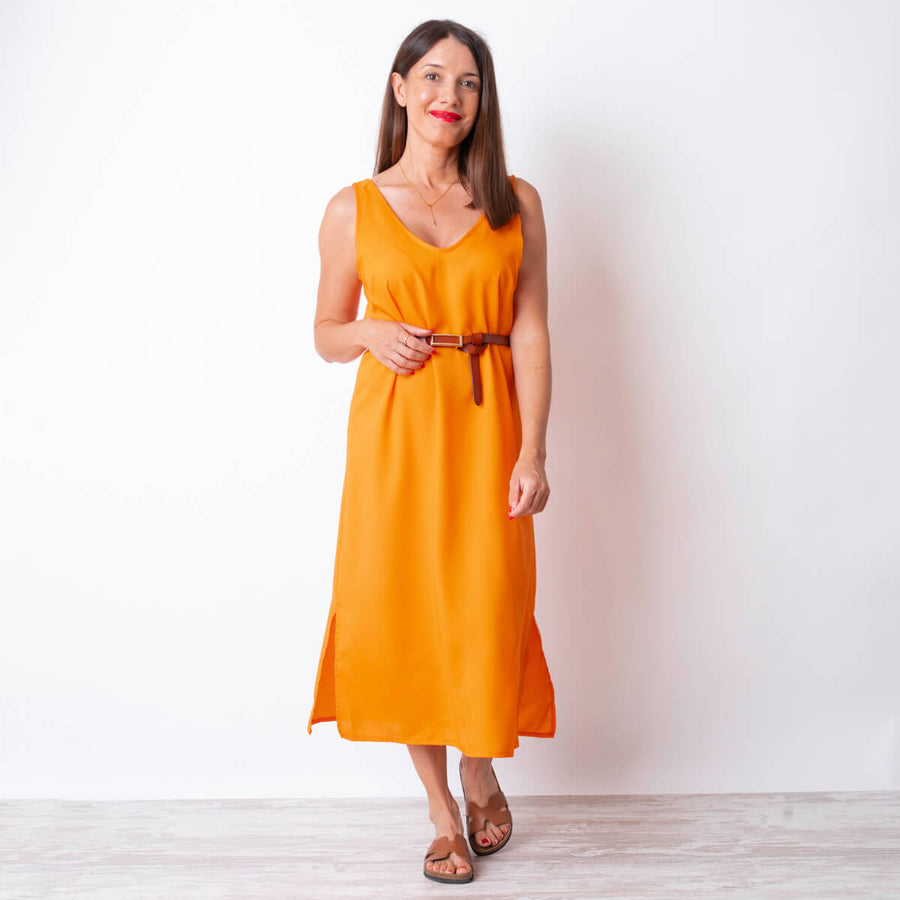 Vestido Dita - Laranja