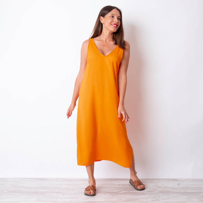 Vestido Dita - Laranja