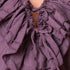 Blusa Babado Ajustável - Roxo