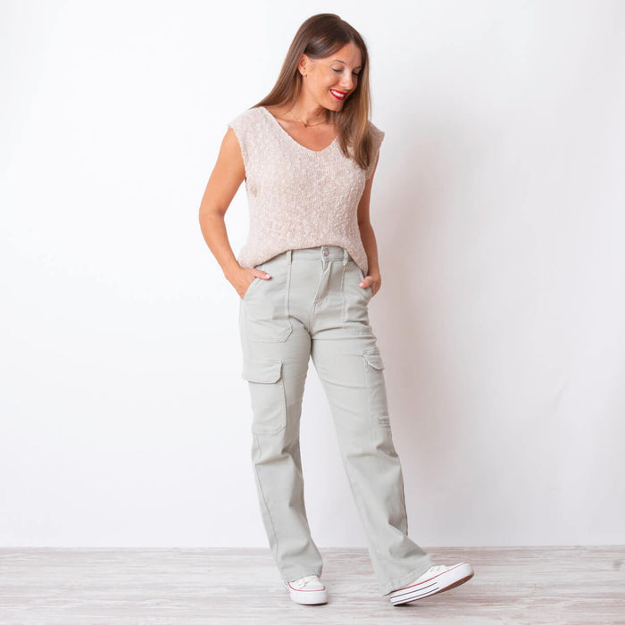 Calça Cargo - Verde Menta