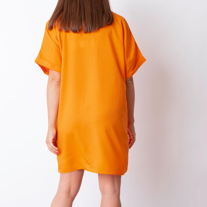 Vestido Lisat - Laranja