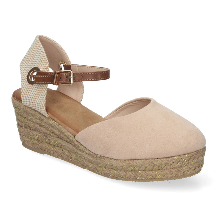 Sandalia Cuña Betty - Beige