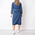 Vestido Denim Midi - Azul