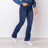 Calça Jeans Flare Cut - Azul