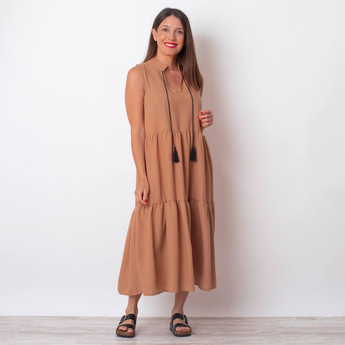 Vestido Anta - Camelo