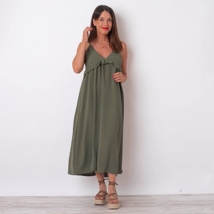 Vestido Balen - Militar