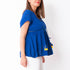 Blusa Bámbula Com Pompons - Azul Cobalto