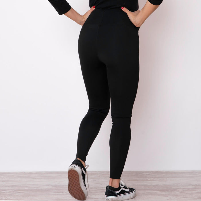 Legging Afelpado Alto - Negro