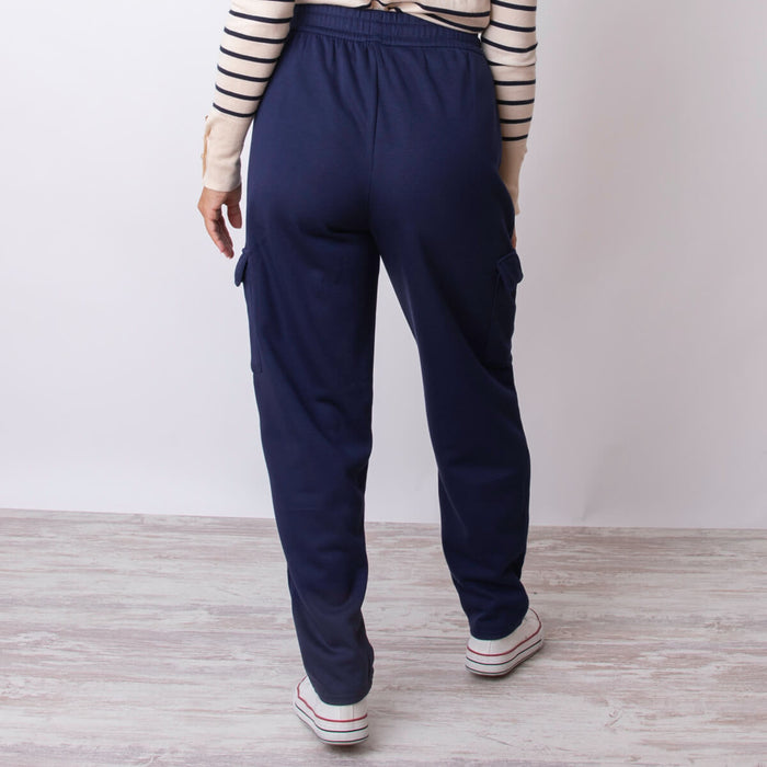 Calça Cargo de Lã - Azul Marinho