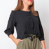 Blusa Mini Volante - Negro