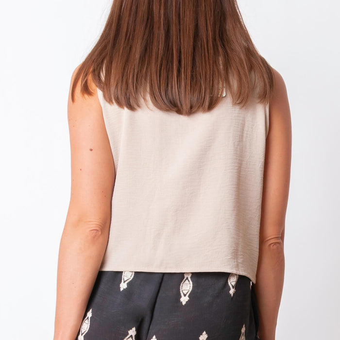 Blusa/Chaleco Dyna - Beige