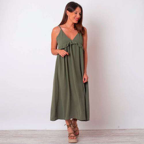 Vestido Balen - Militar