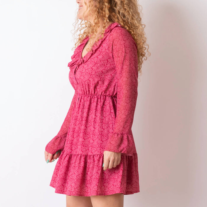 Vestido Bardo - Fucsia