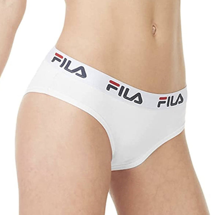 Calcinha midi Fila FU6043 - Branco