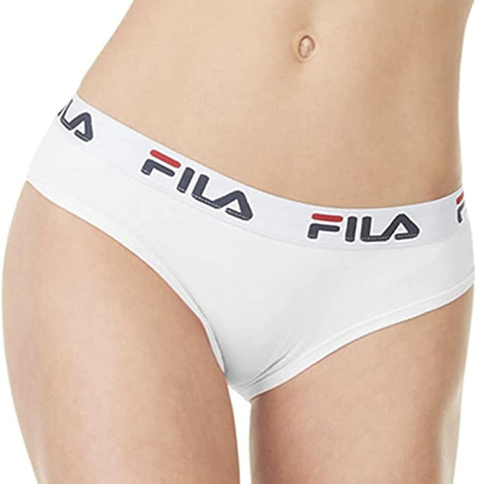 Calcinha midi Fila FU6043 - Branco