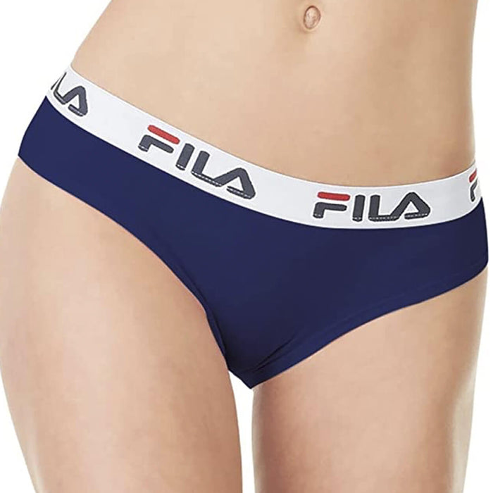 Calcinha midi Fila FU6043 - Marinho