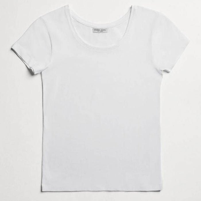T-shirt manga curta Ysabel Mora 19147 - Branco