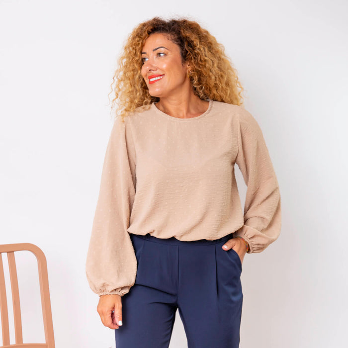 Blusa Sara - Beige