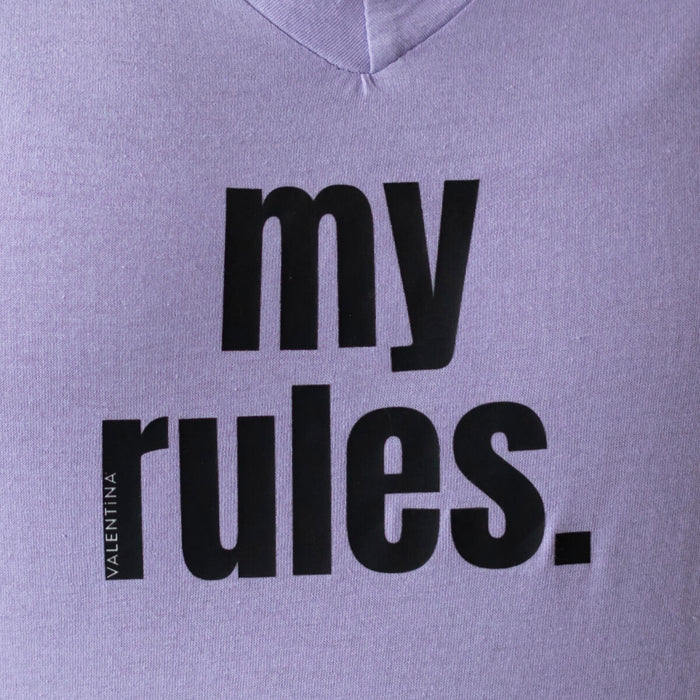 T-shirt My Rules - Roxo