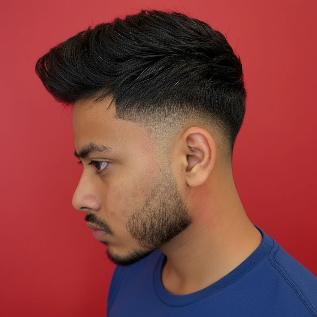 Corte Americano com Degradê Baixo