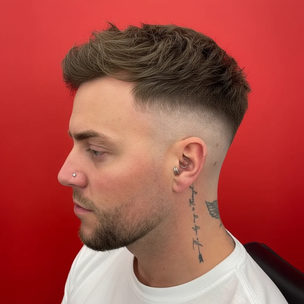 Corte Americano com Degradê Baixo