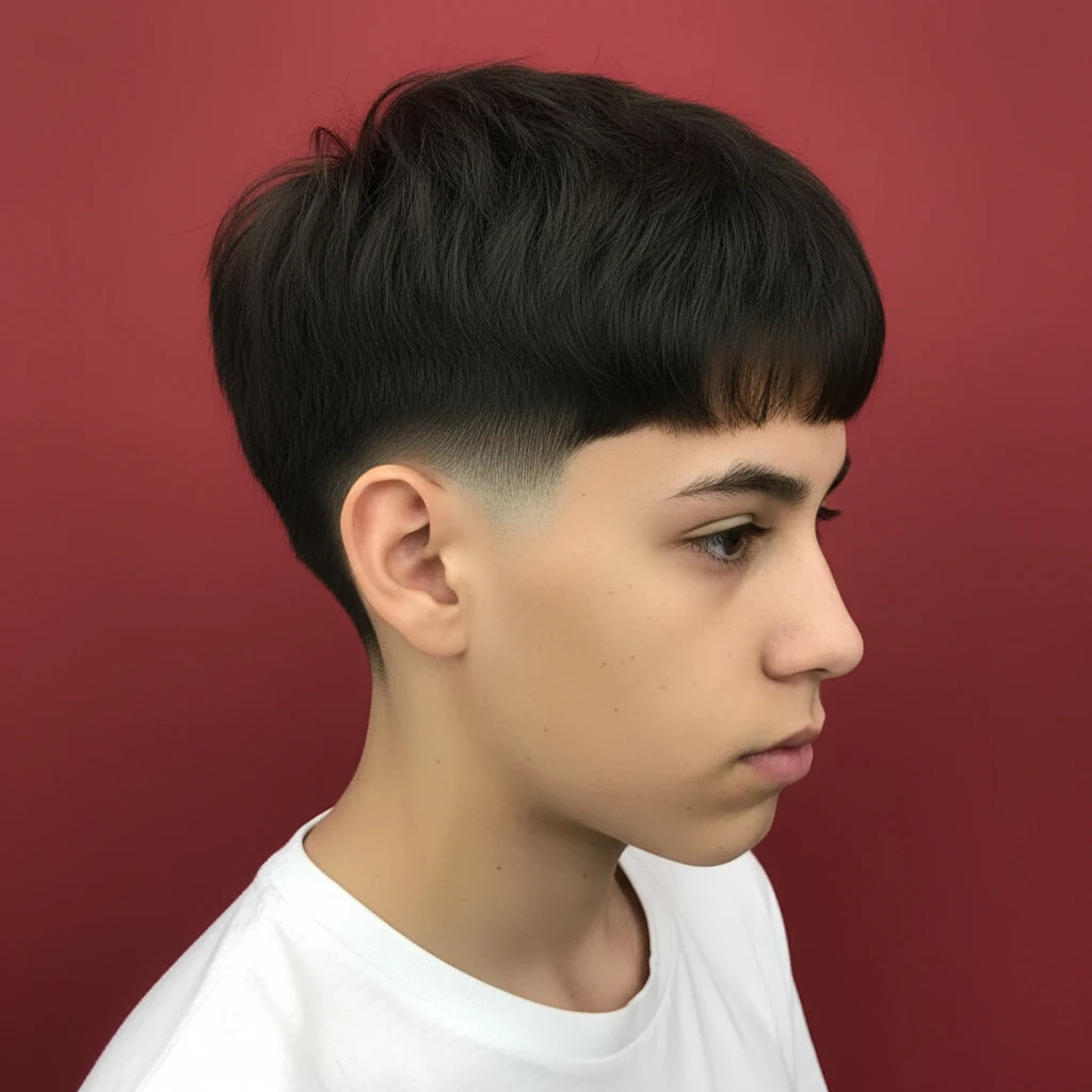 Corte Americano com Degradê Baixo