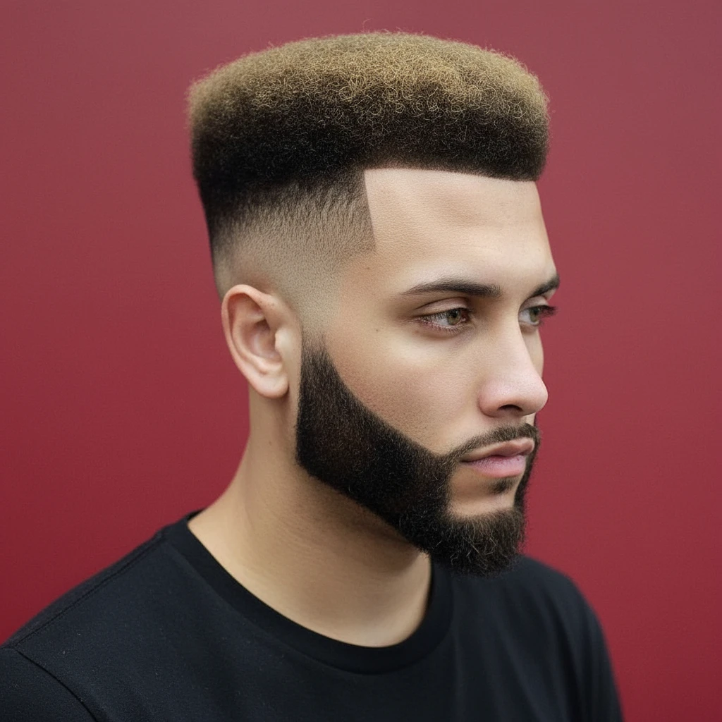 Corte Americano com Degradê em Cabelo Liso