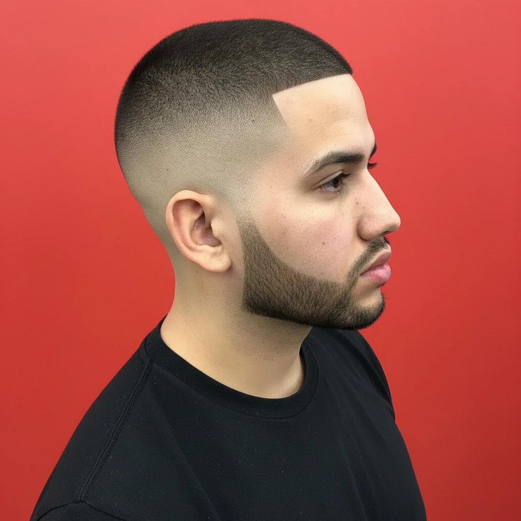 Buzz Cut with Low Gradient