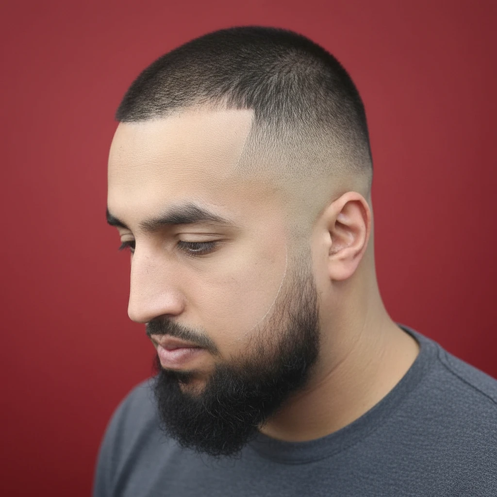 Buzz Cut with Low Gradient
