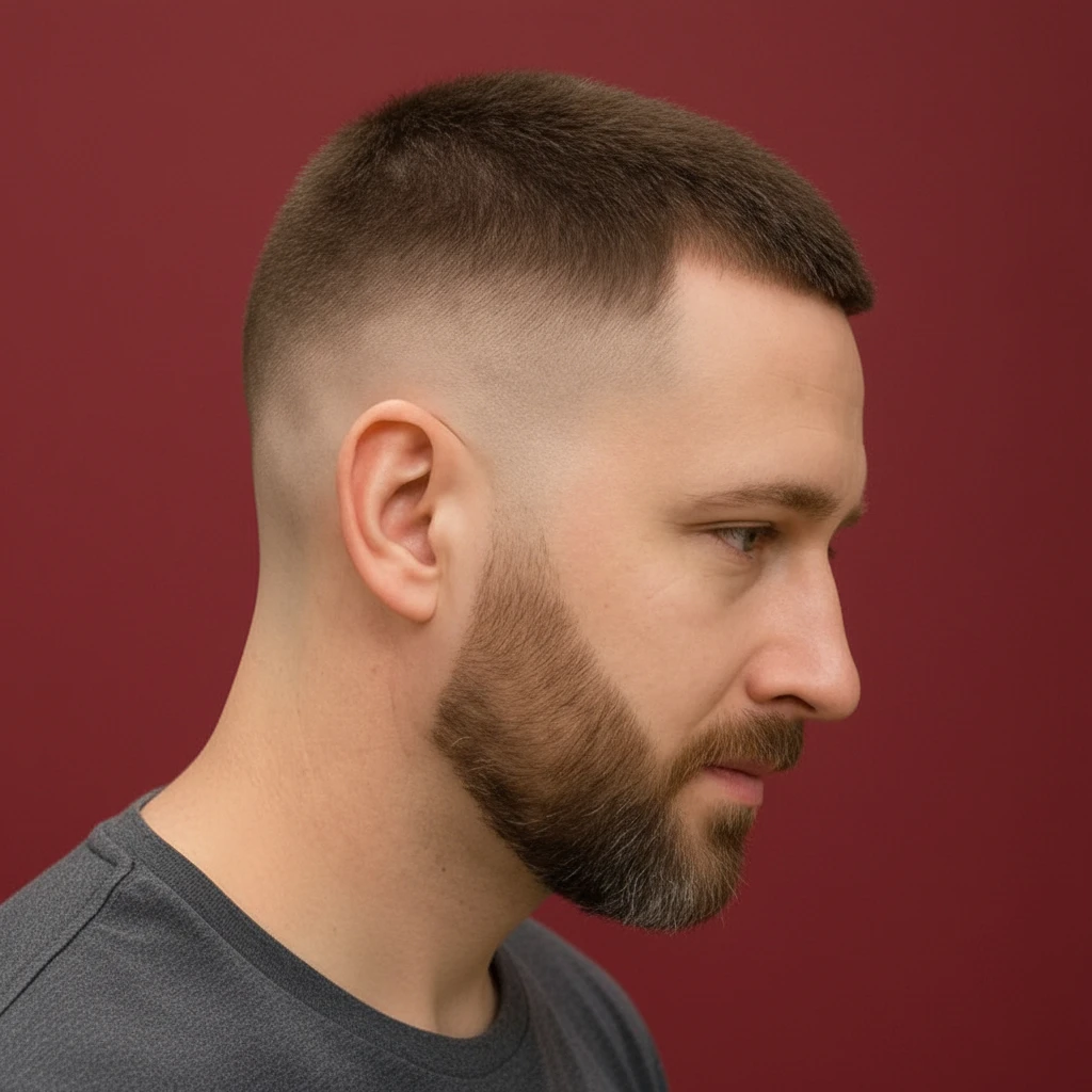 Corte High Fade com Degradê em Cabelo Liso