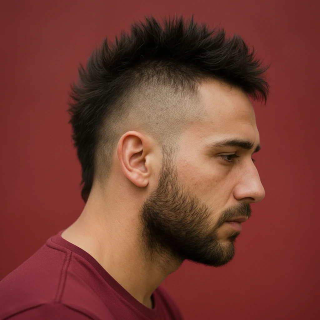 Corte High Fade com Textura em Cabelo Liso