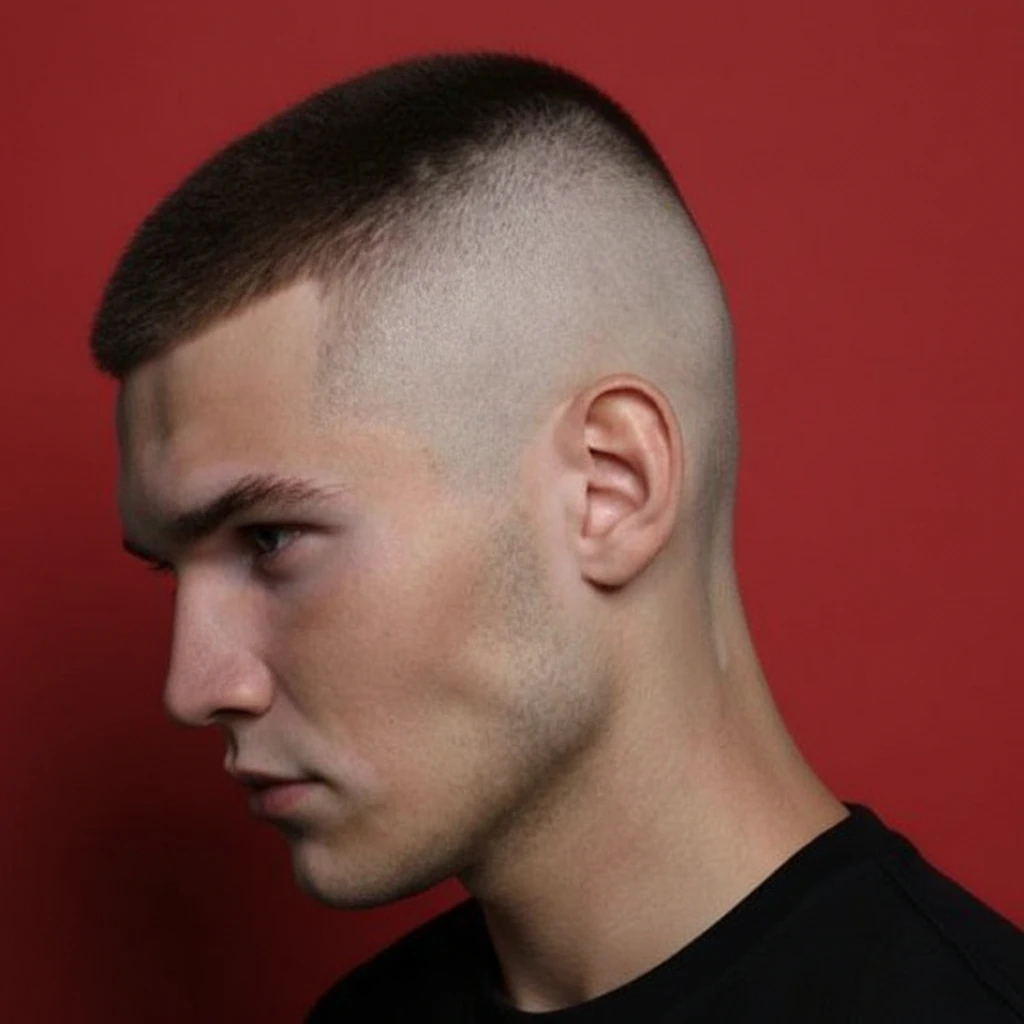 Corte High Fade em Cabelo Liso com Acabamento Moderno