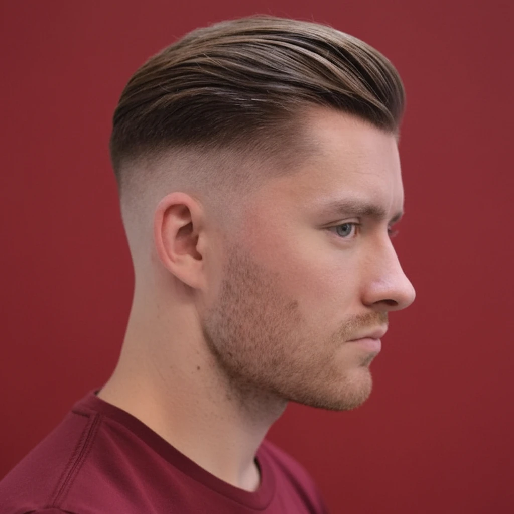 Corte High Fade em Cabelo Liso com Acabamento Moderno