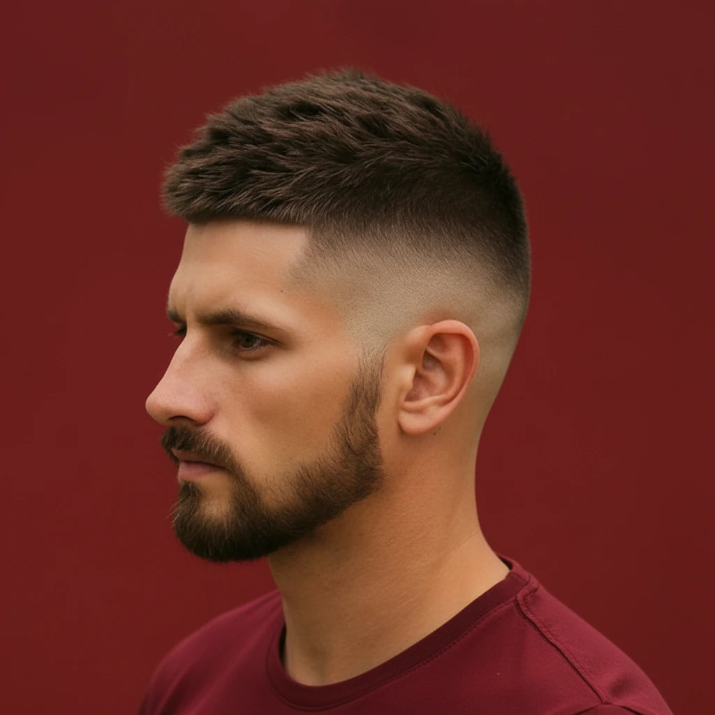 Corte High Fade em Cabelo Liso com Degradê