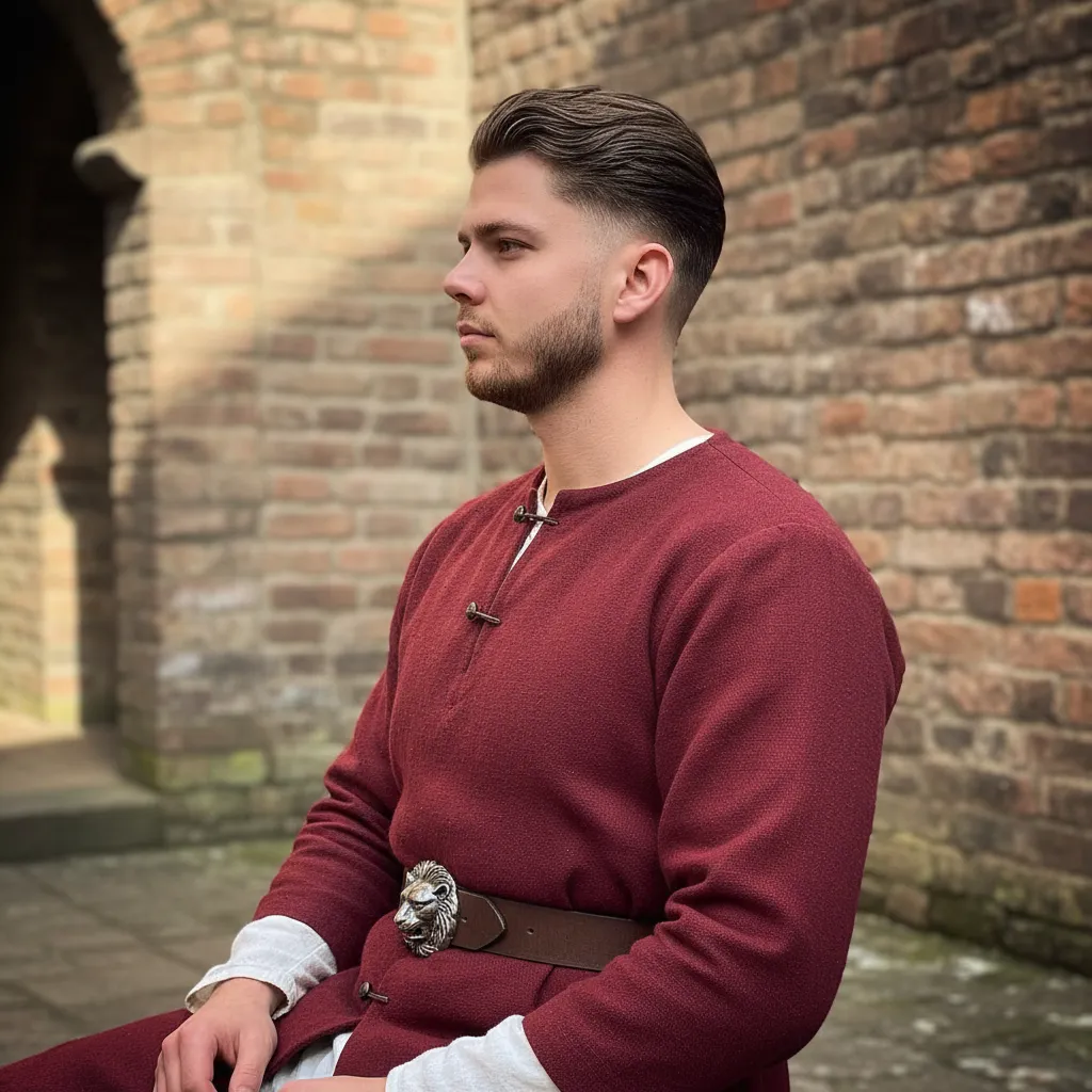 Corte de desvanecimiento bajo con degradado limpio en cabello liso