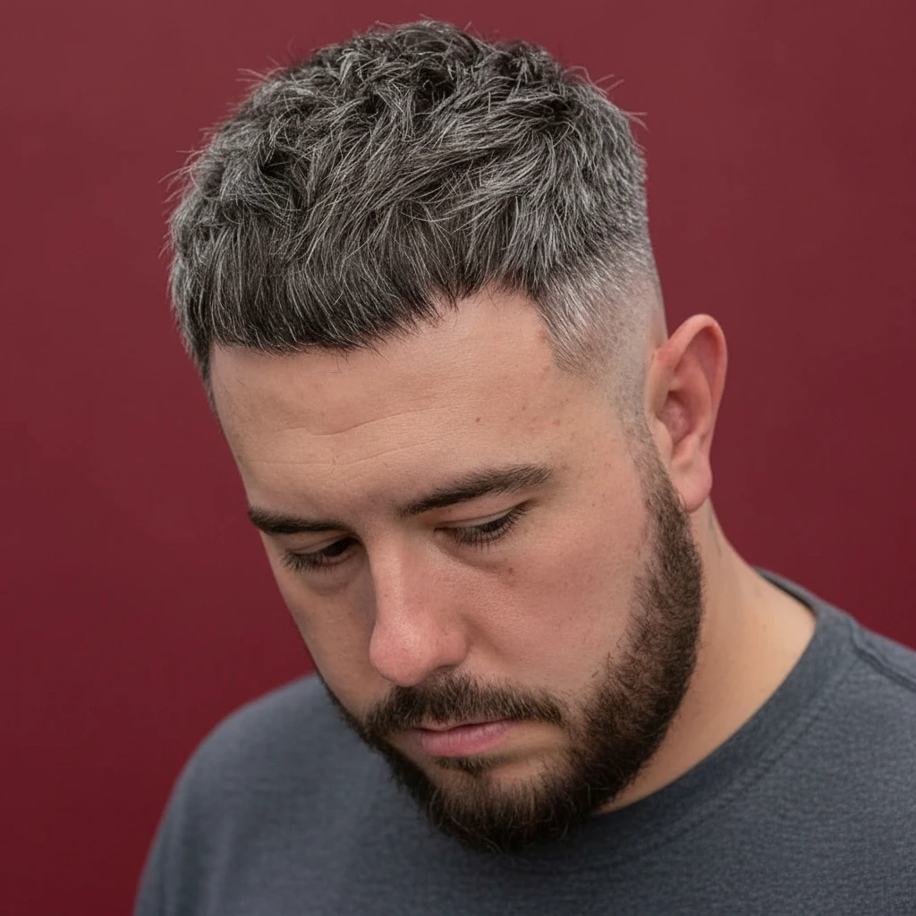 Corte Low Fade com Degradê em Cabelo Liso
