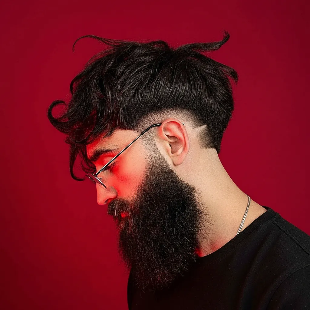 Corte Low Fade com Degradê em Cabelo Liso