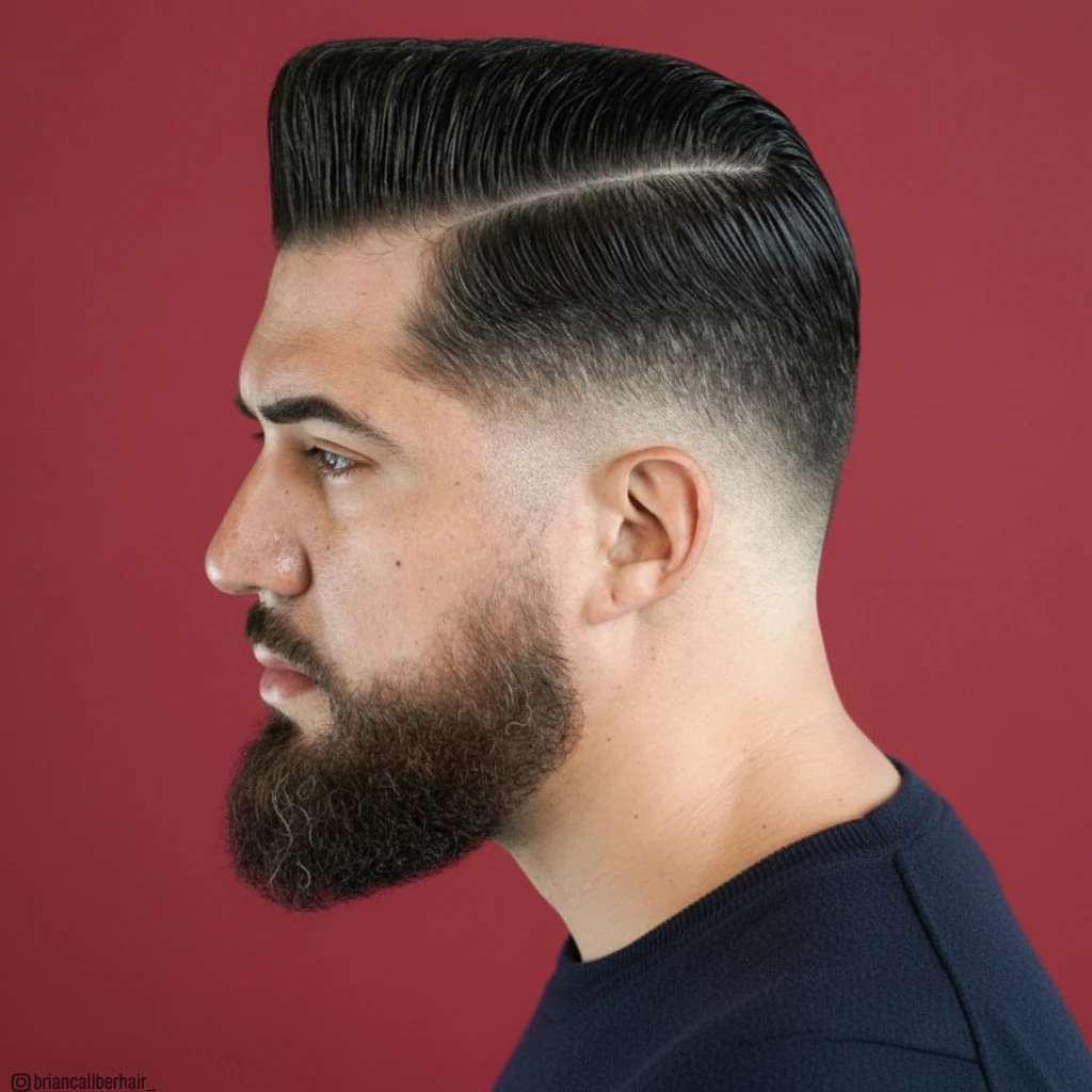 Corte Low Fade com Degradê em Cabelo Liso