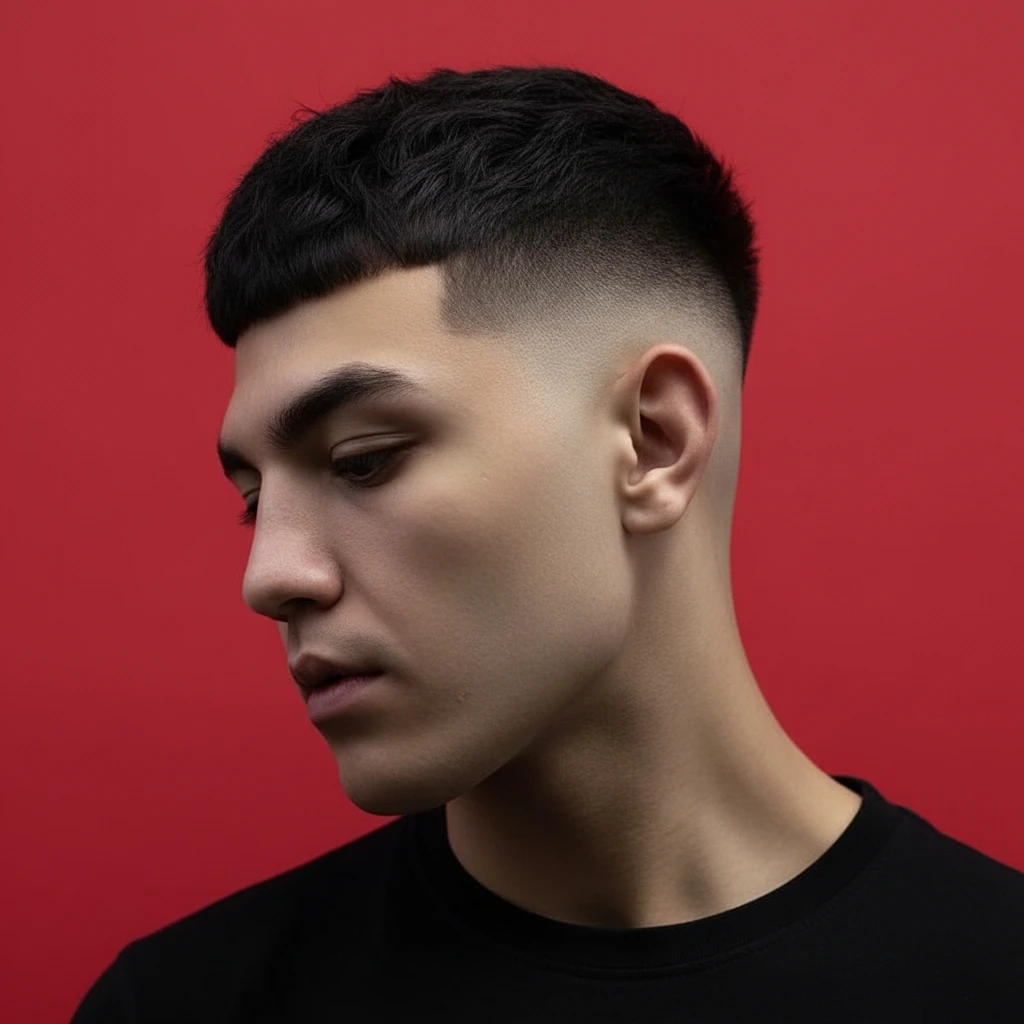 Short Men's Cut with Low Gradient