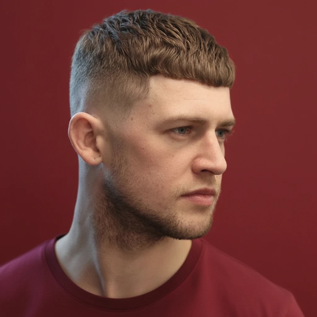 Short Men's Cut with Texture and Modern Finish