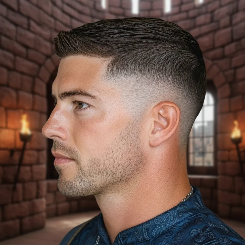 Corte Militar Americano com Degradê Baixo