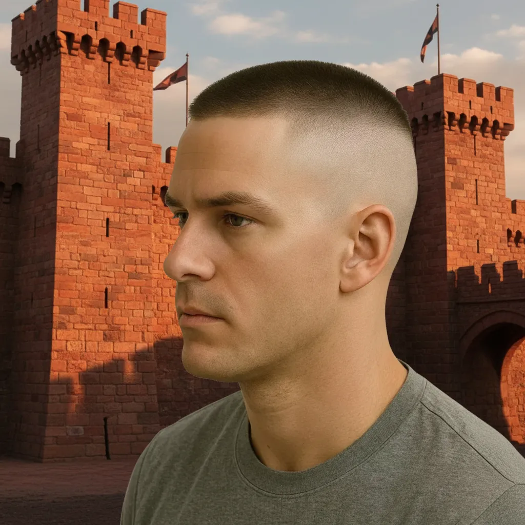 Men's Low Fade Military Haircut