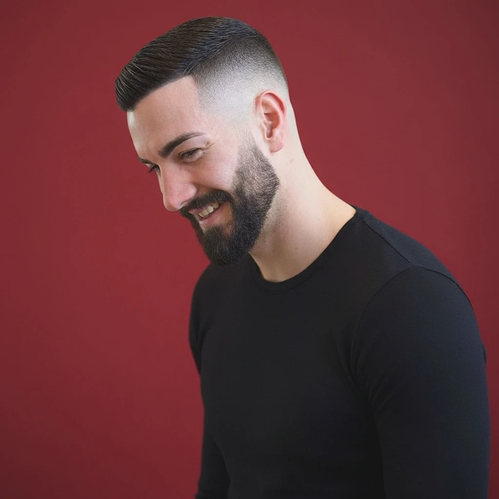 Corte Militar Americano com Degradê Baixo