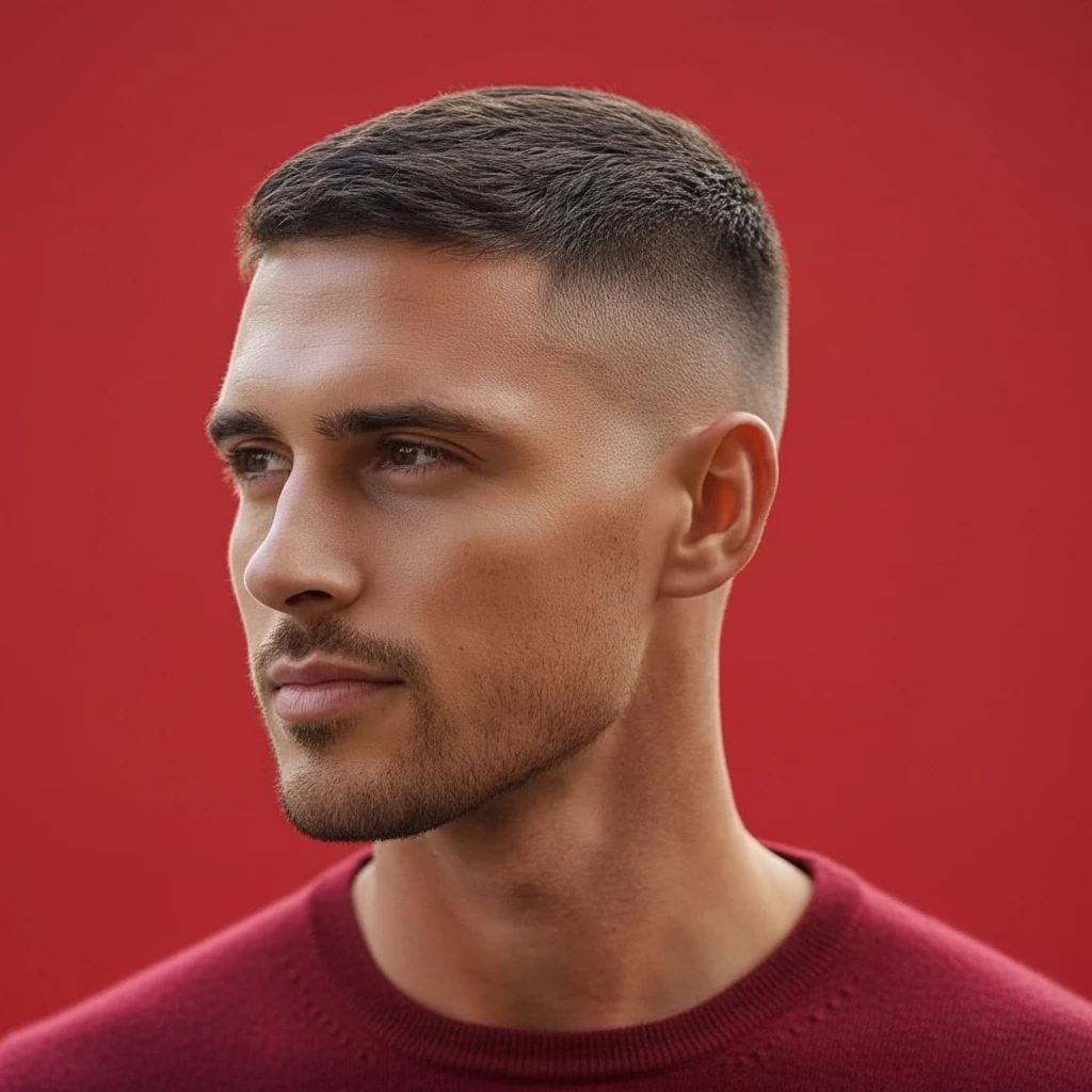 Corte Militar Brasileiro com Degradê Baixo