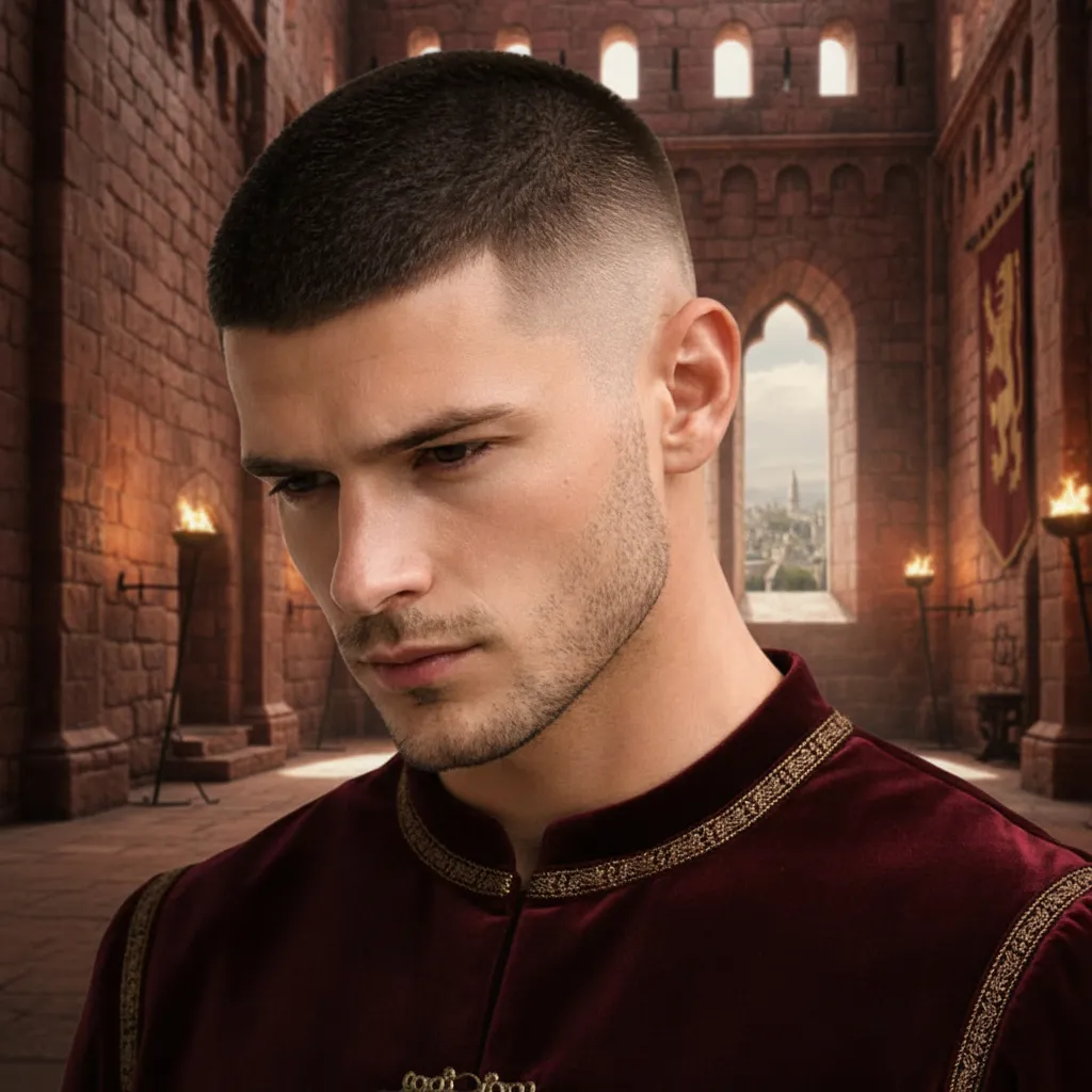 Corte Militar Brasileiro com Degradê Baixo