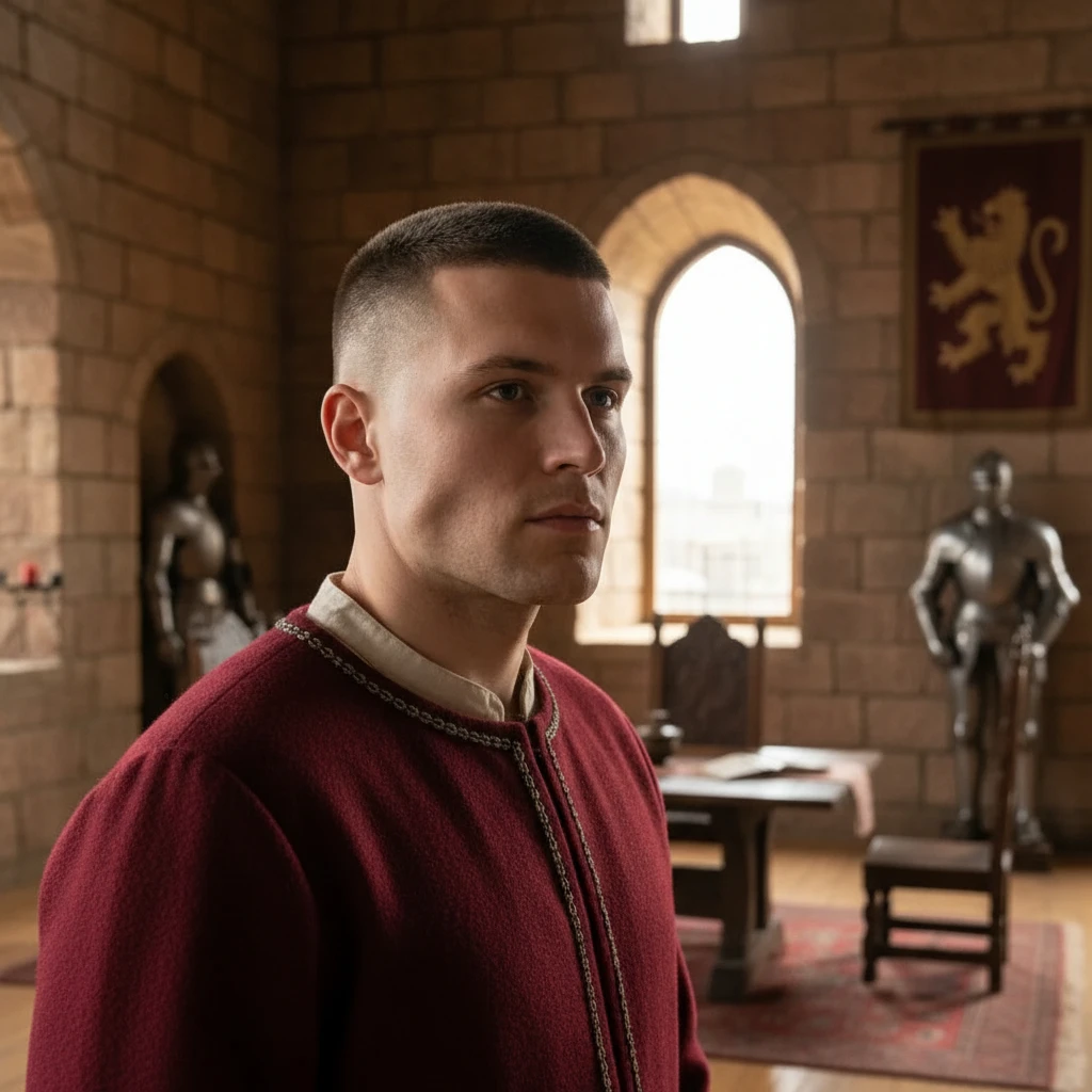 Corte Militar Brasileiro com Degradê Lateral